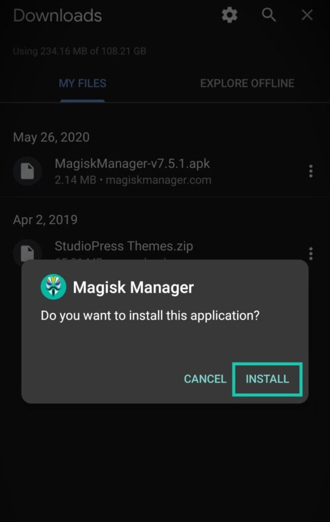 install Magisk 2