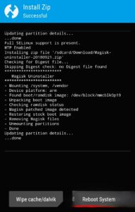 reboot Magisk